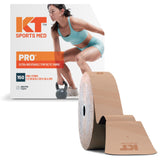 KT Tape, Sports Med, PRO 150 Strip 10", Precut, Stealth Beige