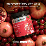 KEY NUTRIENTS Multivitamin Electrolytes Powder No Sugar - Sweet Cherry Pom Electrolyte Powder - Endurance & Energy Supplement - Hydration Powder - No Calories - 90 Servings - Made in USA
