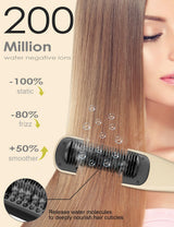 Hair Straightener Brush,Venxis Straightening Comb with Steam, 3 Temp Settings & 20s Fast Heating, 120 Voltage&30-Minute Auto Shut-Off, Steam Design for Hair Treatment