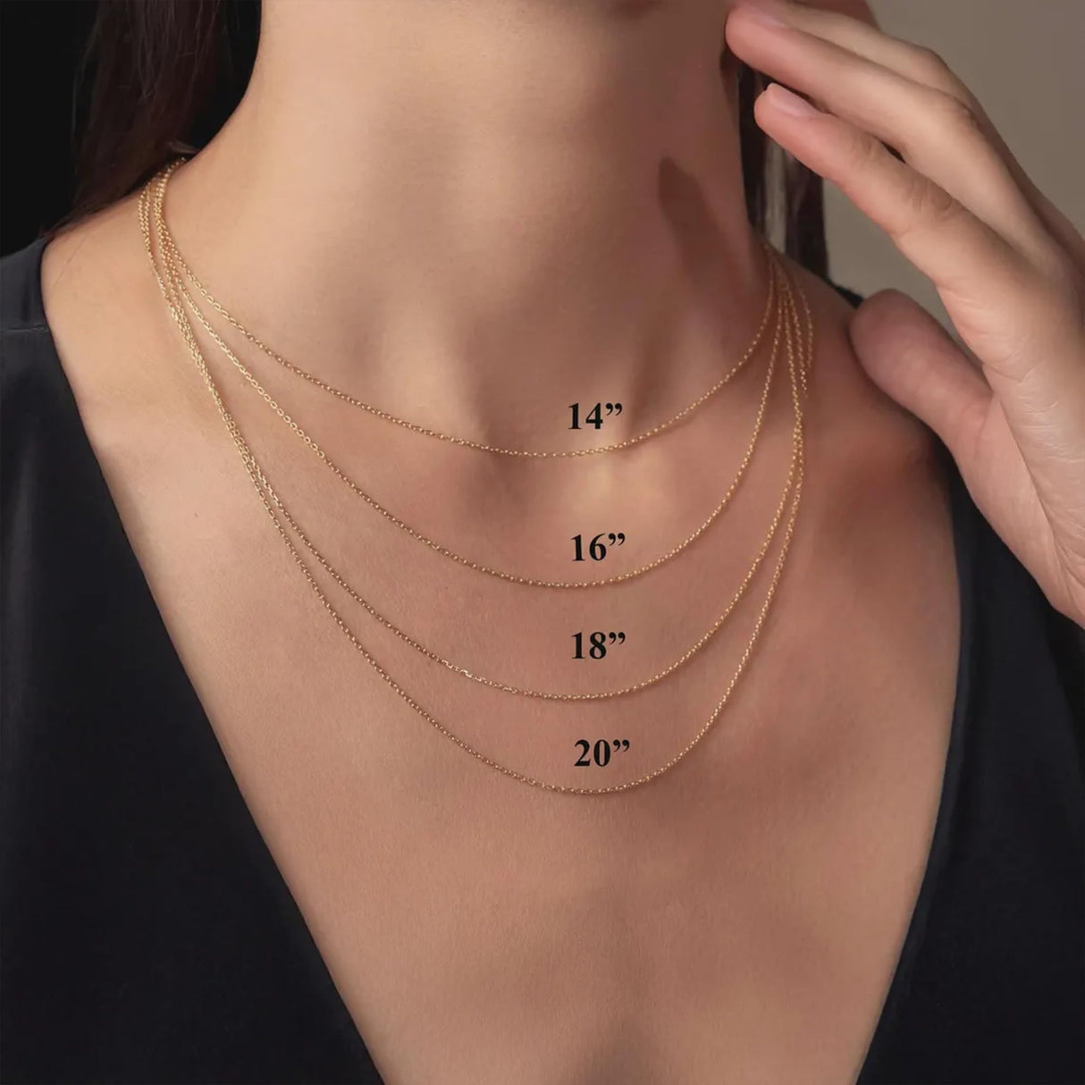 Elemtansy Mothers Day Custom Name Necklace for Women, Multiple Name Personalized 18K Gold Plated Handmade Family Necklace, Customized Jewelry Birthday Gift for Mom (3 Names)