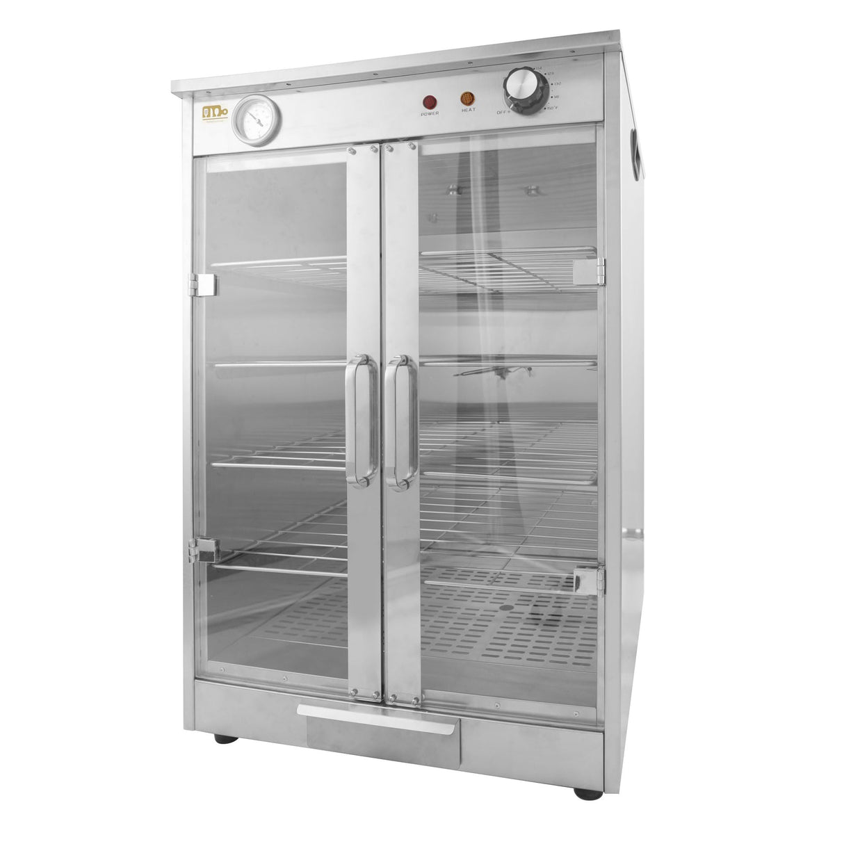 5-Shelf Electric Hot Box Food Warmer Accommodating up to (10) 16" Pizza Boxes, Countertop Heated Holding Cabinet for Pretzels, Warming Machine for Home Commercial Use, w/Water Drawer, 120V 600W