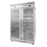 5-Shelf Electric Hot Box Food Warmer Accommodating up to (10) 16" Pizza Boxes, Countertop Heated Holding Cabinet for Pretzels, Warming Machine for Home Commercial Use, w/Water Drawer, 120V 600W