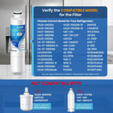 ICEPURE DA29-00020B Replacement for Samsung Water Filter HAF-CIN/EXP HAF-CIN DA29-00020B-1 RF28HMEDBSR RF263BEAESR RS25J500DSR RF263TEAESG RWF0700A HDX FMS-2 DA97-08006A-1 RF4287HARS RF28HFEDBSR 3PACK