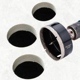 DECKRKAT 3-3/4"Diamond Hole-Saw Bits with Pilot Drill Bit - 3-3/4"Diamond Tipped Tile Hole Saws with Guiding Bit Accurate Drilling for Porcelain Tile Ceramic Pottery Granite Stone Glass Bottles 95mm