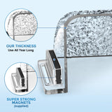 9”-15.5” Adjustable Magnetic Air Deflector with Unique Surface for Sidewall, Ceiling Registers and Vents (4 Pack)