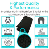 Vive Crutch Pads, Bag, & Hand Grips (5 PCS) - Crutches for Adults Armpit Padding, Hand Grips, Accessories Pouch - Soft Tips Medical Padded Handles, Accessories for Kids, Men, Women - Lightweight