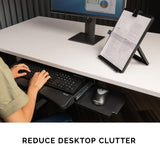 Fellowes Office Suites Underdesk Keyboard Drawer, Black/Silver (9140305)