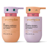 Evereden Kids Haircare Set: Hair Detangling Shampoo & Conditioner for Children Ages 3+, Plant Protein Peptides & Argan Oil, Vegan, Free from Sulfate, Paraben, Phthalate & Petrolatum