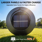 KYEKIO 4Pack Gen2 Flame Solar Lanterns Outdoor Waterproof, Solar Hanging Lantern Decorative, Flickering Flame Outdoor Lanterns Solar Powered, Lights for Yard Patio Garden Decor as Mothers Day Gifts