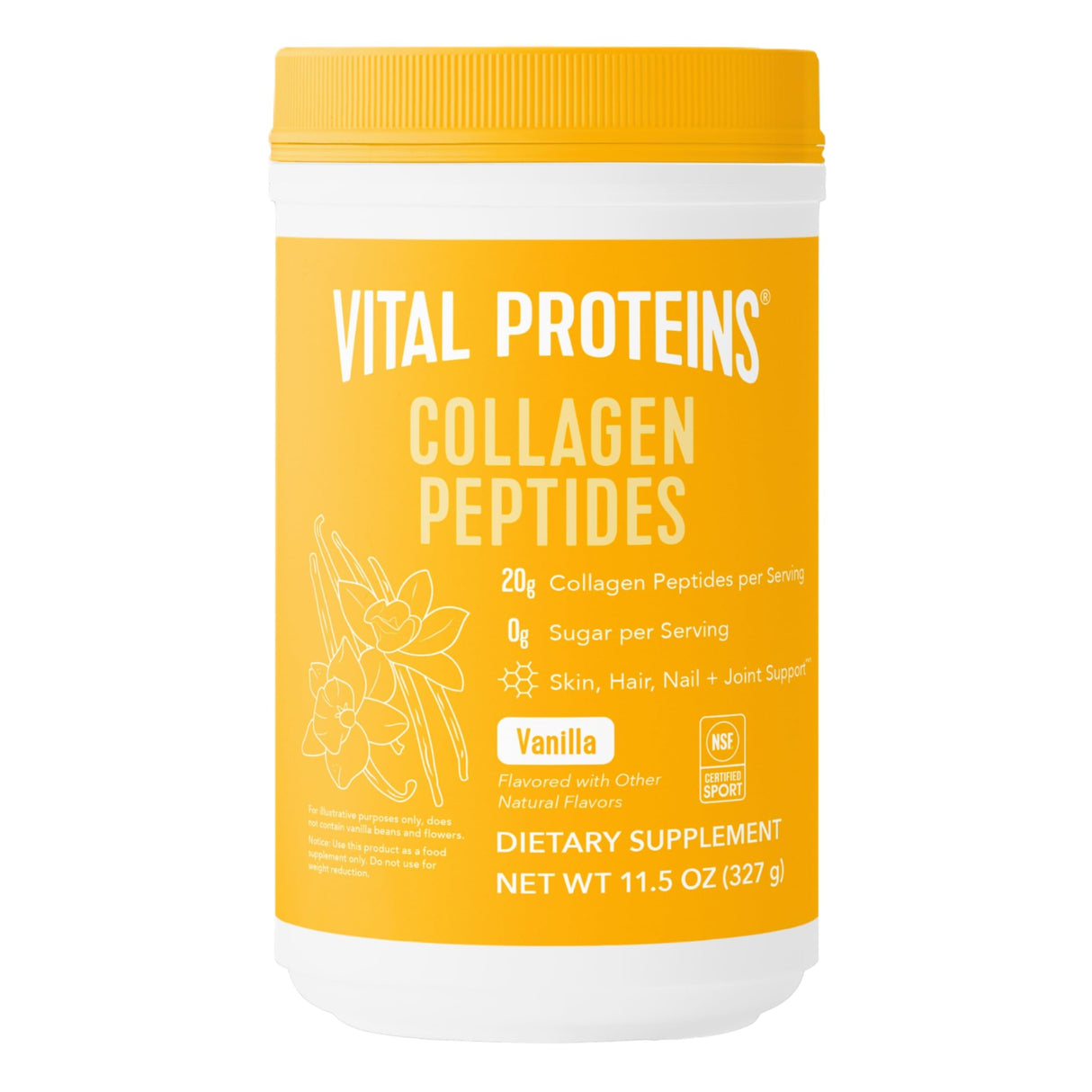 Vital Proteins Collagen Peptides Powder Vanilla - Supports Hair, Skin, Nails, Bones, Joints, Powder for Women