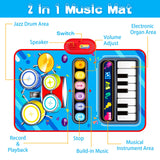 Baby Toys for 1 Year Old: 2 in 1 Baby Musical Mat Toddler Toys Age 1-2