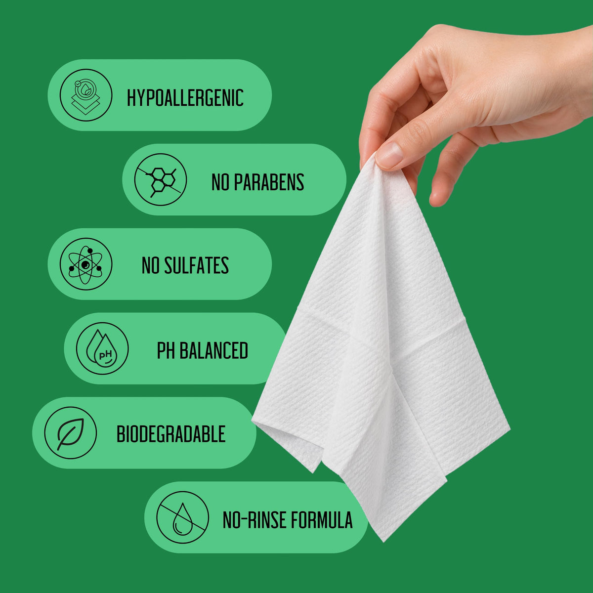PURELID 100PCs Tea Tree Eyelid Wipes – Cleaning Eye Wipes for People with Dry Eyes & Allergies – Gentle Eyelid Cleanser with Hyaluronic Acid, Chamomile and Aloe – Individually Wrapped & Biodegradable