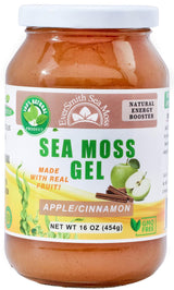 EverSmith Organics - Wildcrafted Irish Sea Moss Gel | Made in USA | Rich in Vitamins & Minerals | Sea Moss Gel Raw | Nutritional Supplement | Apple (16 oz)