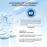 GLACIER FRESH EDR1RXD1 Refrigerator Water Filter Compatible with W10295370A, EDR1RXD1, WHR1RXD1, KAD1RXD1, Filter 1, W10295370 Refrigerator Water Filter & w10311524 Air Filter, 2+3 Packs