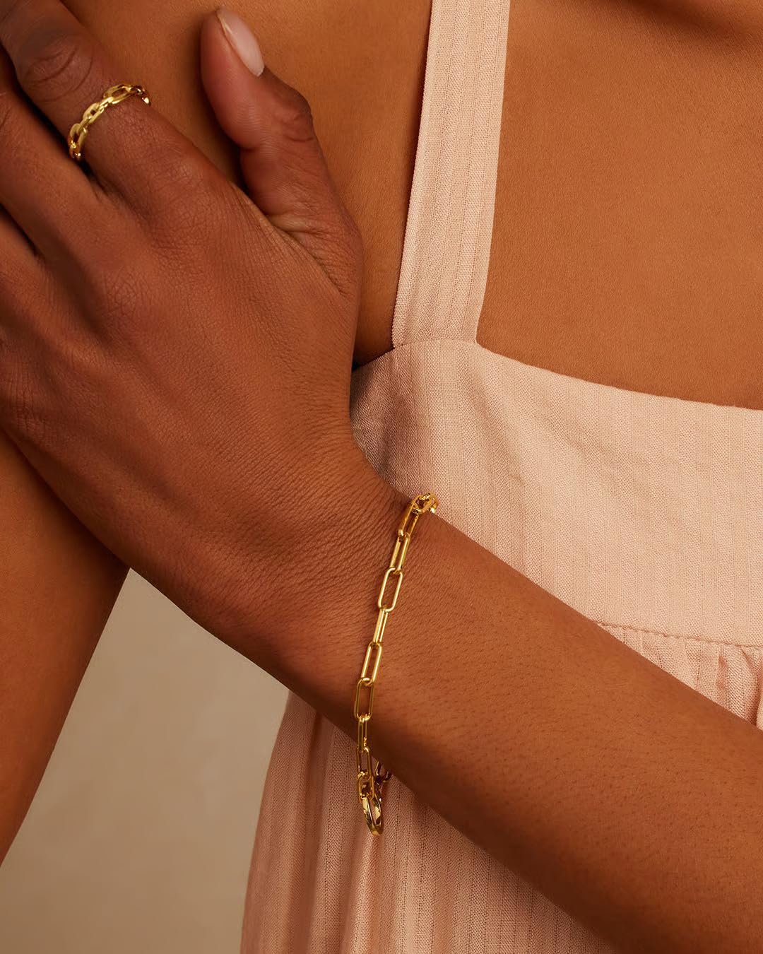 gorjana - Parker Bracelet 7 1/4-18k Gold Plated for Women
