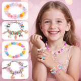 BLmukce Friendship Making Kit for Girls, DIY Jewelry Bead Bracelet Making Kit for Kids 8-12 Year Old, Charm Necklace Craft Kits, Christmas Birthday Gifts for Girl Age 7 8 9 10 11 12 Art Craft Supplies