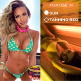 BANGBERRY Original Sun Bronze Ultra Tanning Butter - Pineapple Swirl, Use in the sun outdoor or tanning bed Better than tanning oil Tan faster with premium natural ingredients Safe for Sensitive Skin