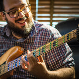 Fret Zealot LED Bass Guitar Learning Accessory - EASIEST and BEST Method to Learn To Play Bass Guitar for All Levels, Fits All FULL SIZE Bass Guitars, IOS & Android App included