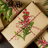 LLZLL 32 Pack Christmas Tree Decorations, Artificial Red Berry Stems 6.5 Inch Christmas Berry Picks with Holly Berries for Xmas Winter Holiday Home DIY Ornaments