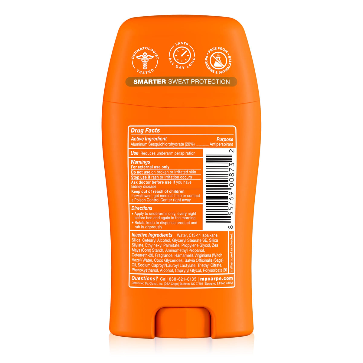 Carpe 100-Hour Antiperspirant Deodorant for Women - Coconut Vanilla