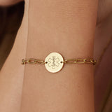 Medical Alert ID Bracelet for Women, Paperclip Adjustable Customized Medic Jewelry 18k Gold Rose Silver, Personalized Engraving, Hypoallergenic Waterproof, Includes Gift Box & Med ID Wallet Card