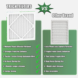 TRIGHTFILTERS 12x12x1 Air Filter 6 Pack, Durable MERV 8 Pleated Home HVAC AC Furnace Filters, Lightweight Compact Air Conditioner Filter Replacement