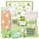 Gift Baskets for Women, 11pcs Unique Happy Birthday Gifts for Women, Best Inspirational Get Well Christmas Ideas Box w/ Daisy Cup Her Teen Girl Sister Friend Friendship Mom - BRIGHTEN UP HER DAY!