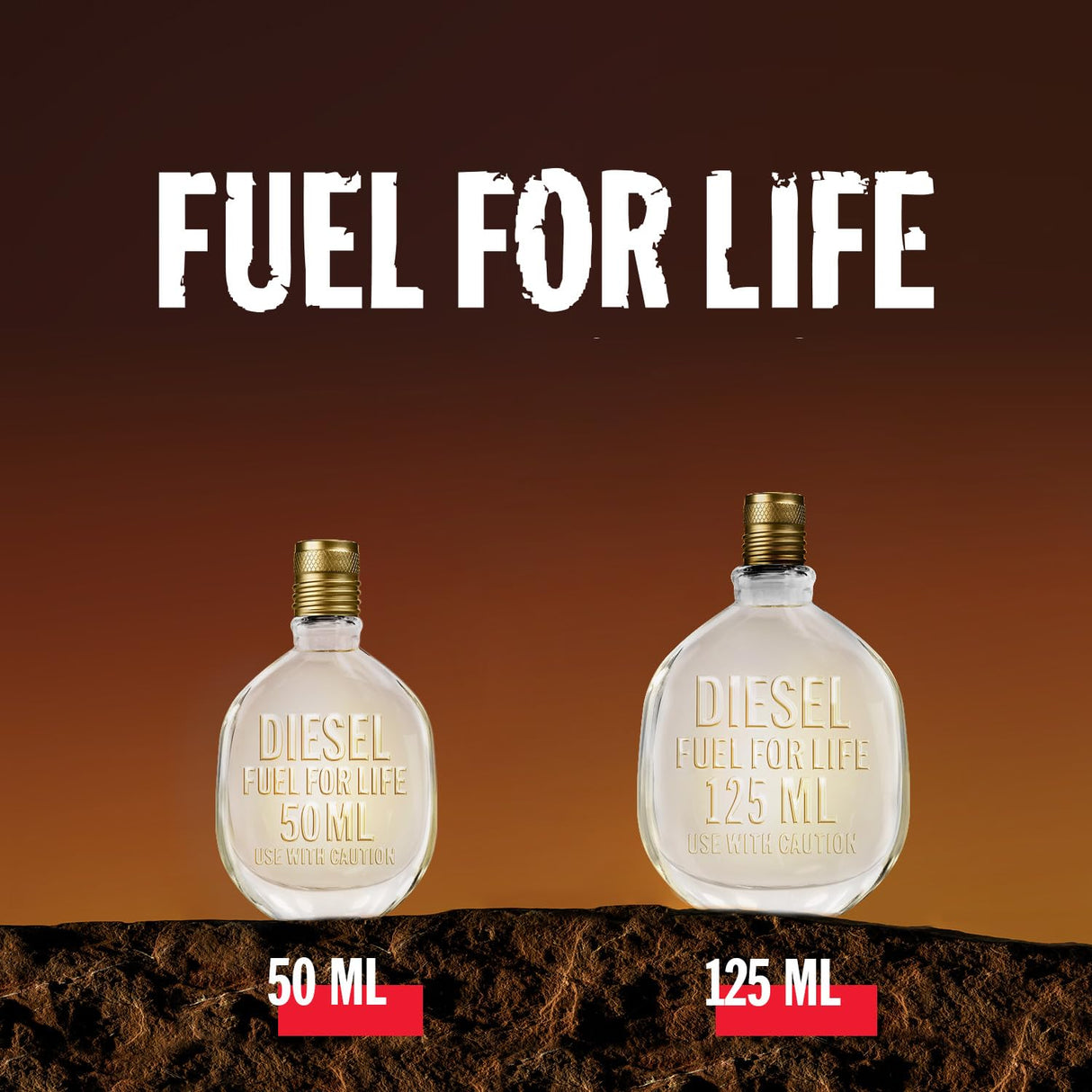 Diesel Fuel for Life Eau de Toilette Spray Perfume for Men, 4.2 Fl. Oz.