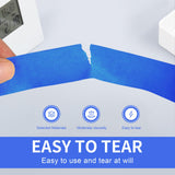JayJayup Painters Tape 2 Inch Wide, 4 Rolls Blue Masking Tape, 2 Inches x 55 Yards x 4 Rolls, 220 Yards in Total