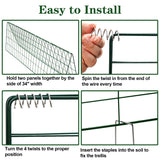 Kyrieval 48" Hx 18" L Cucumber Trellis for Garden A Frame Plant Support for Raised Bed, Outdoor Indoor Plant Garden Trellis for Climbing Plants
