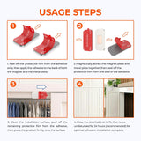 SUESONG 12 Pack Magnetic Cabinet Door Catch, Cabinet Magnets for Closure