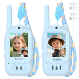 Mafiti Toys Video Walkie Talkies for Kids 2 Pack Rechargeable Long Range