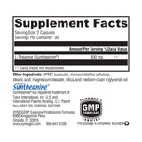 XYMOGEN L-Theanine - Patented Suntheanine L theanine 400mg Per Serving - Amino Acid Supplement to Support Calm + Relaxation Without Drowsiness, Liver Health (60 Capsules)