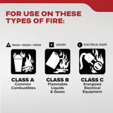 Kidde Living Area Fire Extinguisher for Home, 2-A:10-B:C, KD143-210ABC