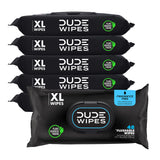 DUDE Wipes - Flushable Wipes for Adults - 6 Pack, 288 Wipes - Odor Destroyer XL Adult Wet Wipes - Deodorizing with Clean Scent - Up to 24 Hours of Odor-Destroying Technology