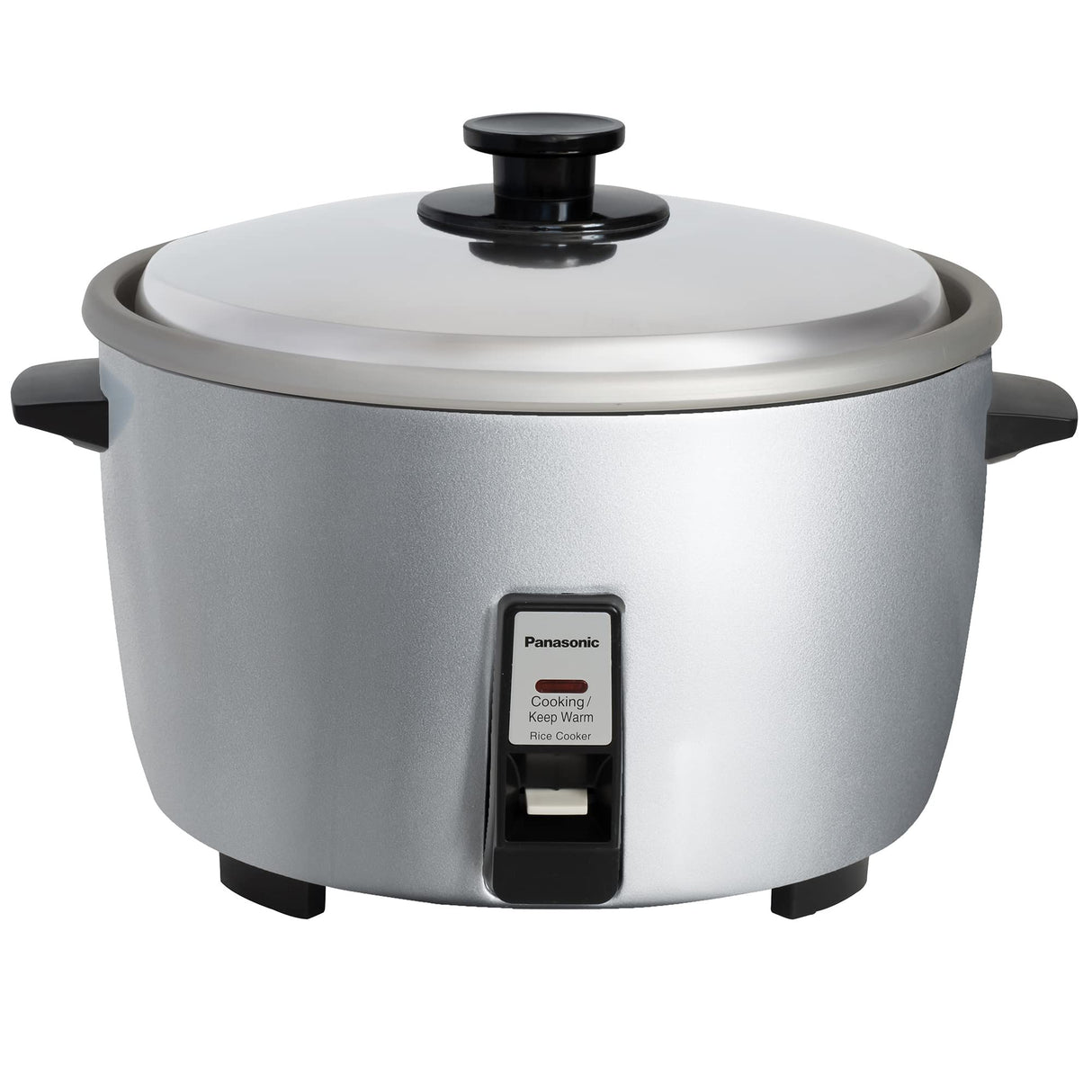 Panasonic Commercial Electric Rice Cooker, 120V Large Capacity 46-Cup (Cooked), 23-Cup (Uncooked) with One-Touch Operation - SR-GA721L - Silver