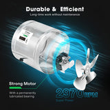 VIVOSUN 8" Metal Inline Fan 420 CFM, Exhaust Fan for Home Ventilation