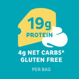 Quest Nutrition Cheddar & Sour Cream Protein Chips, 19g Protein, 4g Net Carbs, Low Carb, Gluten Free, 1.1 oz (Pack of 12)
