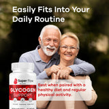 Super Flow Glycogen - SuperFlow Glycogen Support Capsules, Super Flow, Glycogen Support Super Flow, Official SupperFlow Glycogen Support, Super Flow Glyco Optimizer, 30 Capsules for 1 Month
