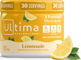 Ultima Replenisher Lemonade Electrolytes Powder, 30-Serving Canister