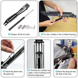 1X Auto Vent Opener Solar Automatic Window Opener for Greenhouse Heat Sensitive Roof Vent Opener Auto Vent Kit Gardening Tools Greenhouse Accessories Hothouse Roof Vent Kit (Dual Spring Up to 15lbs)