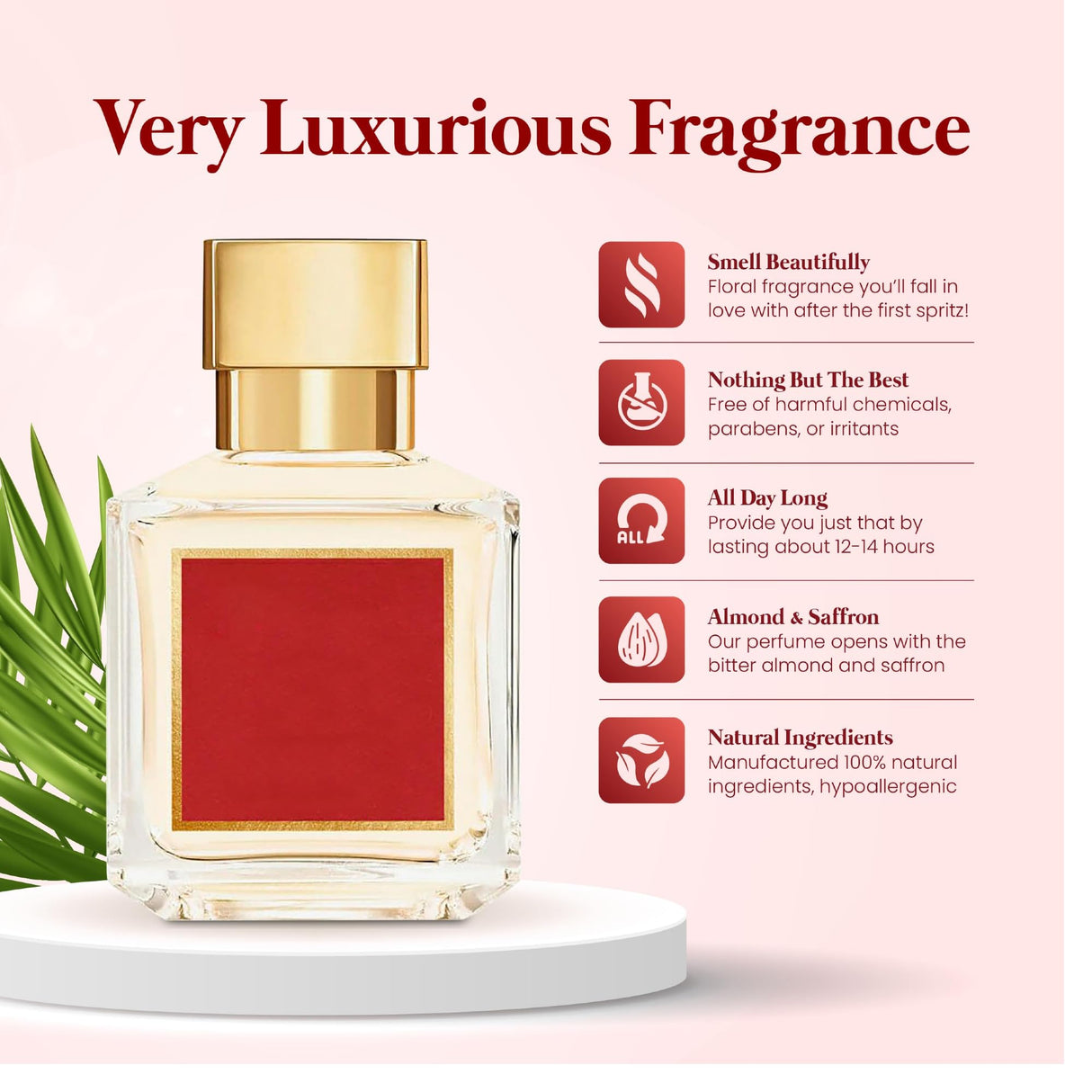 Equivalence Of Baccarat 540 EAU de Parfum Inspiration - Long Lasting Daily 12-14 Hours ELIXIR DE Perfume 50% OF FRAGRANCE Concentrated perfume for Men, Women, – 99% Same Fragrance