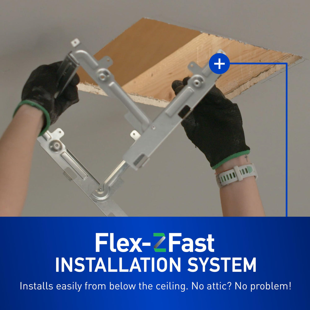 Panasonic WhisperFit Retrofit Ceiling Mount Bathroom Exhaust Fan, 50-80-110 CFM, FV-0511VF1