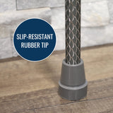 Switch Sticks Walking Cane for Men or Women, Foldable and Adjustable from 32-37 Inches, FSA and HSA Eligible, Engraved Graphite