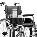 Accmor 2-in-1 Walker Cup Holder with Phone Holder, Wheelchair Cup Holder, Rollator Cup Holder, Cup Phone Holder for Walker, Wheelchair, Rollator, Mobility Scooter