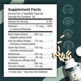 Spike Tri-Support+ with Nattokinase, Bromelain, and Turmeric - Includes Dandelion Extract, Black Seed Extract, Green Tea Leaf, Selenium for A Full Spectrum Spike Support Supplement