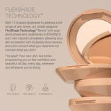 Foundation by No Makeup Makeup | Conceal & Correct with Long-Lasting, Buildable Formula & Lightweight Soft Finish | Cruelty-Free, Vegan, Fragrance-Free | Light