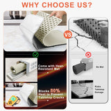 FYY Warming Mat for Food with Heat Resistant Pad, Prevent Countertop Cracks, Keep Meal Warm, Rapid and Full Surface Heating, 6 Temp Settings 6H Timer, Upgraded Rollable Portable Food Warmer Mat Khaki