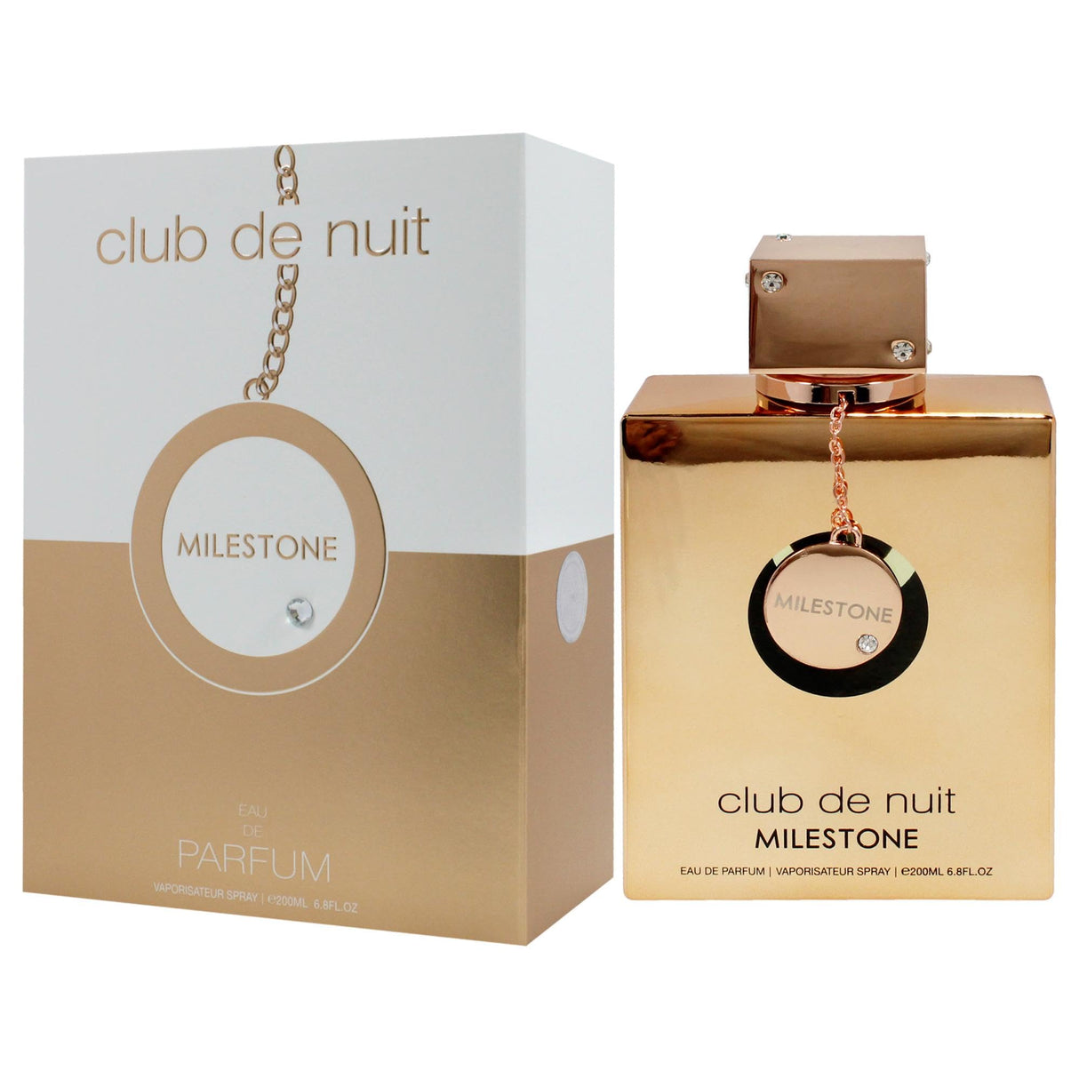 Armaf Club De Nuit Milestone for Unisex Eau de Parfum Spray, 6.8 Ounce