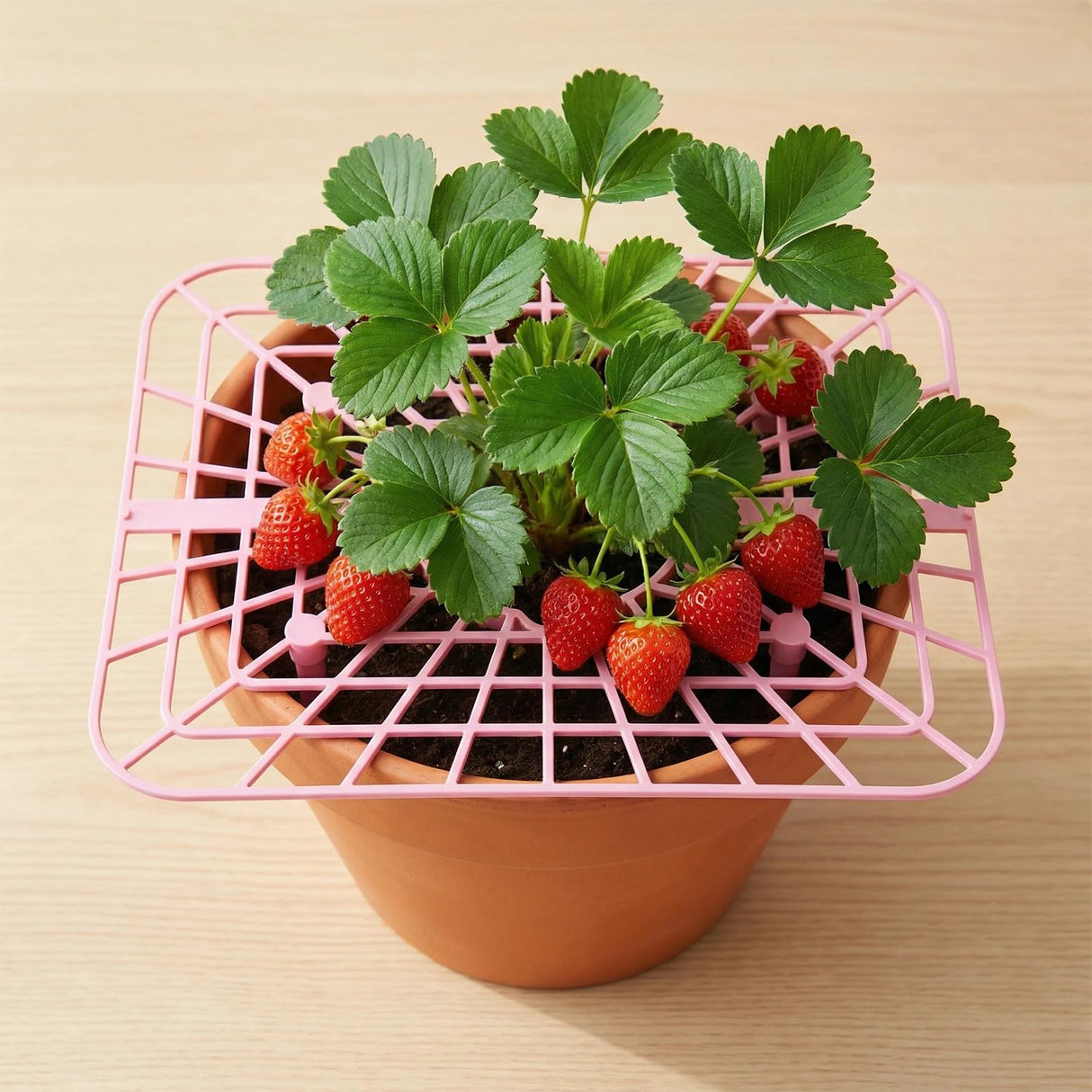 12 Pcs Garden Strawberry Supports Racks Strawberry Stand for Garden